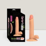 21,5 cm Realistik Penis Dildo - Açık Ten Rengi Vantuz Özellikli - Lüks Malzeme & Cilt Dostu