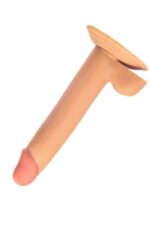 21,5 cm Realistik Penis Dildo - Açık Ten Rengi Vantuz Özellikli - Lüks Malzeme & Cilt Dostu - Görsel 5