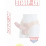 STRAP-ON GİYİLEBİLİR İÇİ DOLU*- GİYİLEBİLİR SİLİKON PENİS UZUNLUĞU 24 CM, 4,5 CM GENİŞLİKTE KULLANILABİLİR BOYU 19 CM