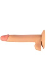 21,5 cm Realistik Penis Dildo - Açık Ten Rengi Vantuz Özellikli - Lüks Malzeme & Cilt Dostu - Görsel 6