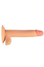21,5 cm Realistik Penis Dildo - Açık Ten Rengi Vantuz Özellikli - Lüks Malzeme & Cilt Dostu - Görsel 7