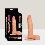 Colin's Dildo * 21 cm Realistik Penis Dildo - Açık Ten Rengi ve Yüksek Vantuzlu - Cilt Dostu Saf Silikon İçerikli