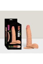 Colin's Dildo * 21 cm Realistik Penis Dildo - Açık Ten Rengi ve Yüksek Vantuzlu - Cilt Dostu Saf Silikon İçerikli