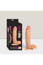 Jason's Dildo / * Realistik Penis Dildo - 24 cm Uzunluk - Açık Ten Rengi - Yüksek Vantuzlu - Lüks & Cilt Dostu 550 gr
