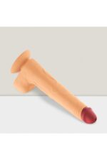 Realistik Penis Vibratör 19 cm Açık Ten Rengi 12 Titreşim Modu Yüksek Vantuzlu 360 Derece Rotasyon Isıtmalı - Görsel 3
