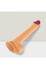 Realistik Penis Vibratör 19 cm Açık Ten Rengi 12 Titreşim Modu Yüksek Vantuzlu 360 Derece Rotasyon Isıtmalı - Görsel 4
