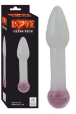 Cam Anal Plug - Cilt Dostu - Özel Tasarım - Kolay Temizlenebilir - Uzunluk 13.5 cm 3,2 Çap