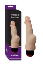 Waves Of Pleasure Titreşimli Vibratör / * 16 cm Uzunluğunda * 3 cm Kalınlıkta * Damarlı Yeni Nesil Dildo - Esnek Tasarım, Realistik Doku Özel Tasarım Başlıklı - Görsel 2
