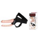 Çift 17cm Penis -Belden Bağlama (Üst Penis İçi Boş Alt Penis Anal İçin İçi Dolu İkili Zevk!
