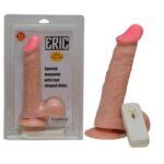 Gerçekçi Tetisli Titreşimli Penis - 19 cm Uzunluk, Esnek Yapı, Titreşim Modları