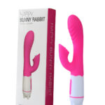 Sessiz USB Şarjlı Klitoris Uyarıcı Tavşan Vibratör - 19 cm - Mor 36 Mod Titreşim