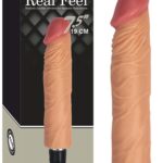 Titreşimli Damarlı Vibratör Dildo - Realistik Dokular, 19 cm Ten Hassasiyetinde Realistik