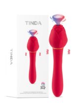 Kırmızı 12 Fonksiyon Emme Özellikli (Anal Vajinal ) Kullanım Özel Vibratör-USB Şarj -20 Titreşim Mod