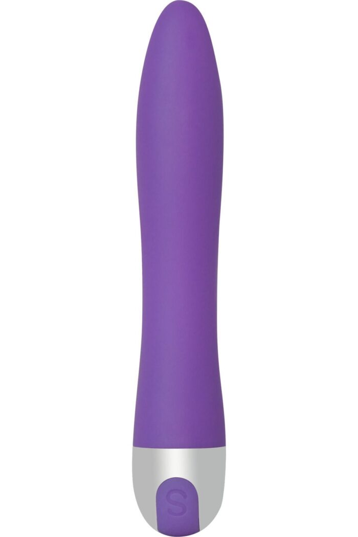 Klitoris Uyarıcılı Vajinal ve Anal Kullanım Mor Mini Vibratör - Hazzın Özel Tasarımı - Image 3