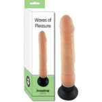 Realistik Dildo - Damarlı Yapı, Güçlü Vantuz Titreşimli-18 cm