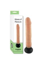 Realistik Dildo - Damarlı Yapı, Güçlü Vantuz Titreşimli-18 cm
