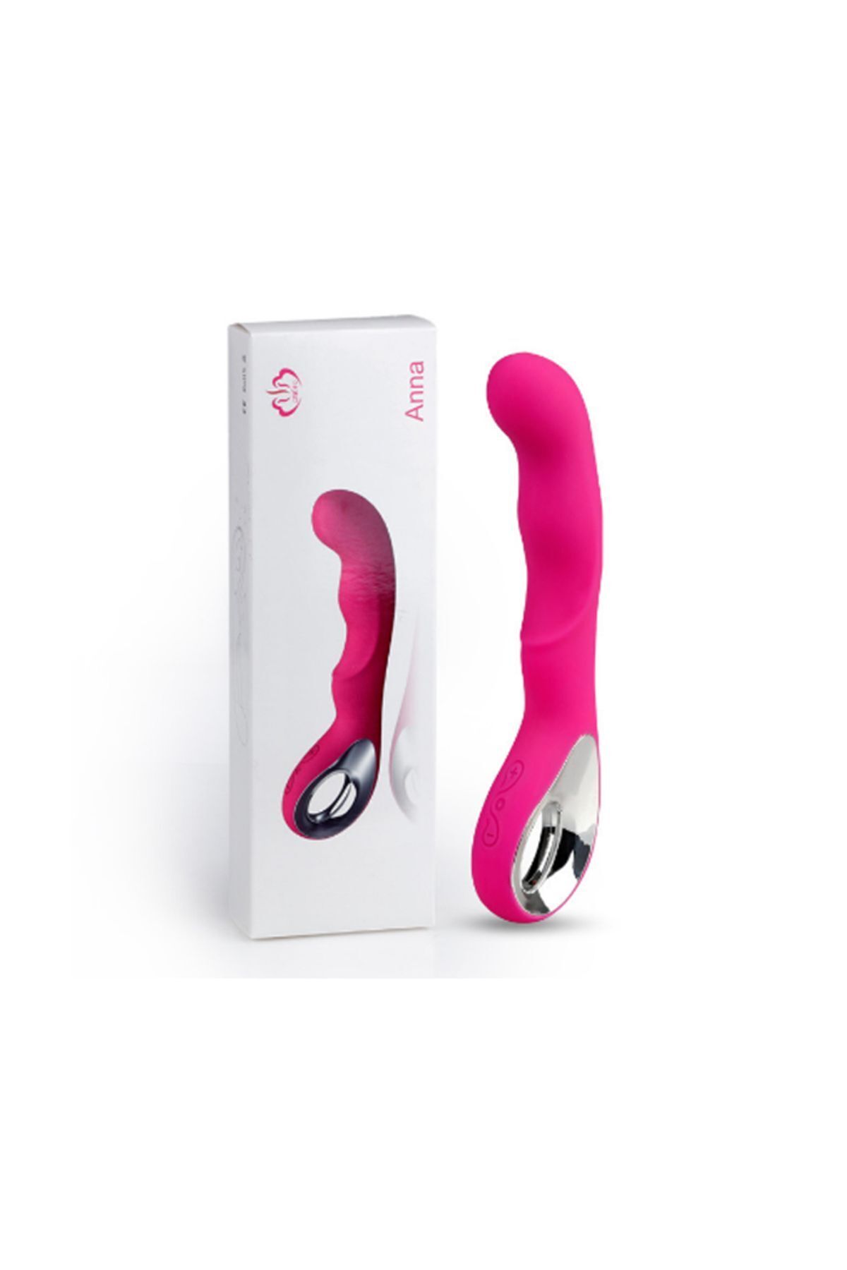 1_org_zoom Mor Renkli USB Şarjlı Titreşimli Vibratör - 10 Mod - 20 cm - Image 1