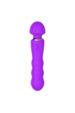 Mor Isıtıcılı Titreşimli Massage Vibratör - Klitoris Uyarıcı -22 cm Uzunluk - 36 Fonksiyon-2 Motor