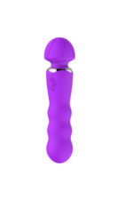 Mor Isıtıcılı Titreşimli Massage Vibratör - Klitoris Uyarıcı -22 cm Uzunluk - 36 Fonksiyon-2 Motor - Görsel 3