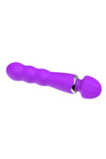 Mor Isıtıcılı Titreşimli Massage Vibratör - Klitoris Uyarıcı -22 cm Uzunluk - 36 Fonksiyon-2 Motor - Görsel 4