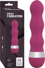 Pembe Realistik Masaj Mini Vibratör Penis Boğumlu