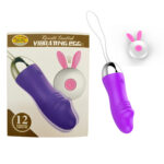 12 Modlu Özel Vibratör -Penis Görünümlü Mini Vibratör - Uzaktan Kumandalı - Klitoris Uyarıcı - Mor