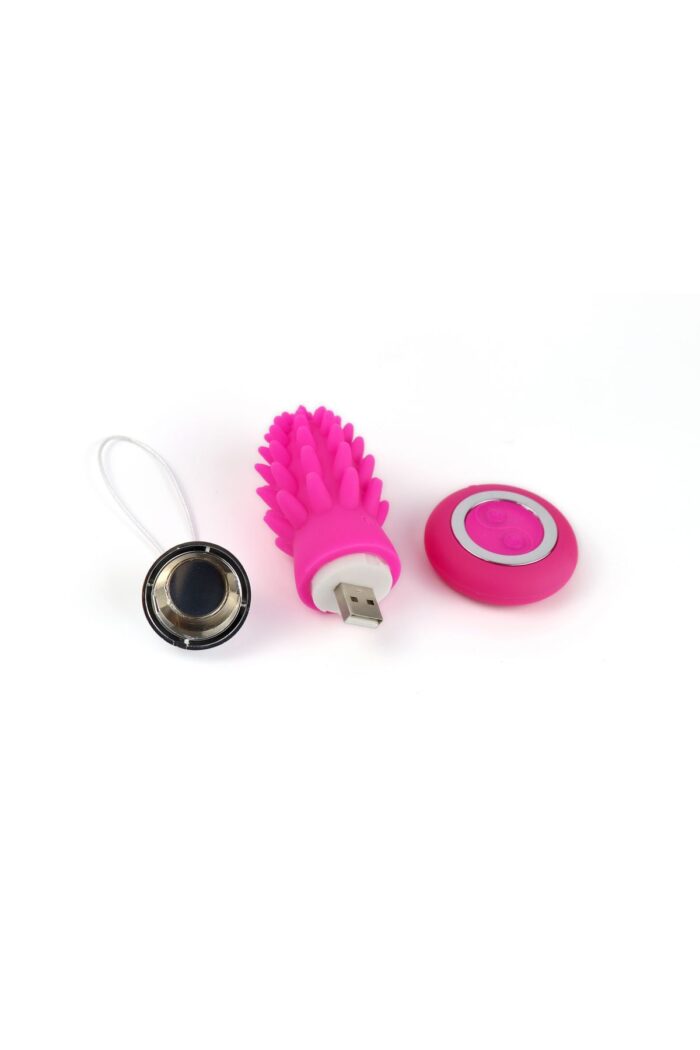 Teknolojik Tırtıklı Titreşimli Uzaktan Kumandalı Vibratör-36 Mod-Klitoris Uyarıcı USB şarj- 8 cm Boy - Görsel 2