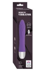 Mor Renkli Uyarıcı Medium Vibratör - USB Şarjlı -10 Fonksiyon-14,7 cm 2,7 çap - Image 2