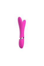 USB Şarjlı Mor Çift Başlıklı Vibratör - Özel Tasarım 22 cm - Görsel 2