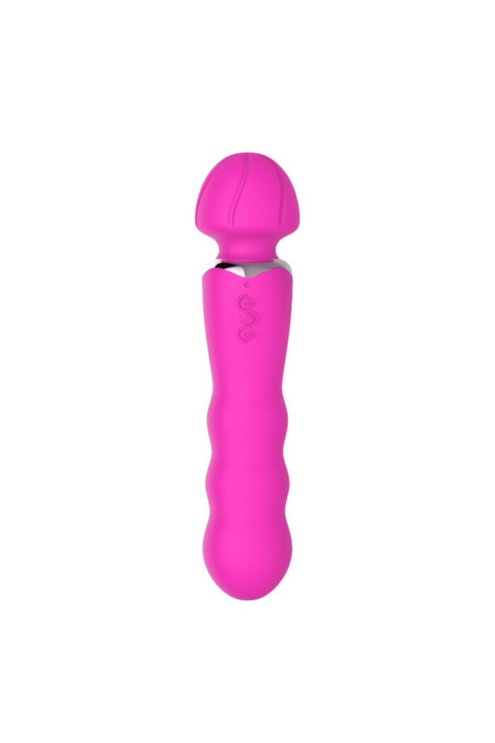 Titreşimli Vibratör-Klitoris Uyarıcı-36 Fonksiyon- Pembe Renk-Isıtıcılı-Çift Taraflı Kullanım-22 cm - Image 2