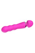 Titreşimli Vibratör-Klitoris Uyarıcı-36 Fonksiyon- Pembe Renk-Isıtıcılı-Çift Taraflı Kullanım-22 cm - Image 3