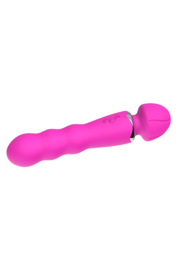 Titreşimli Vibratör-Klitoris Uyarıcı-36 Fonksiyon- Pembe Renk-Isıtıcılı-Çift Taraflı Kullanım-22 cm - Image 3