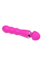 Titreşimli Vibratör-Klitoris Uyarıcı-36 Fonksiyon- Pembe Renk-Isıtıcılı-Çift Taraflı Kullanım-22 cm - Image 4