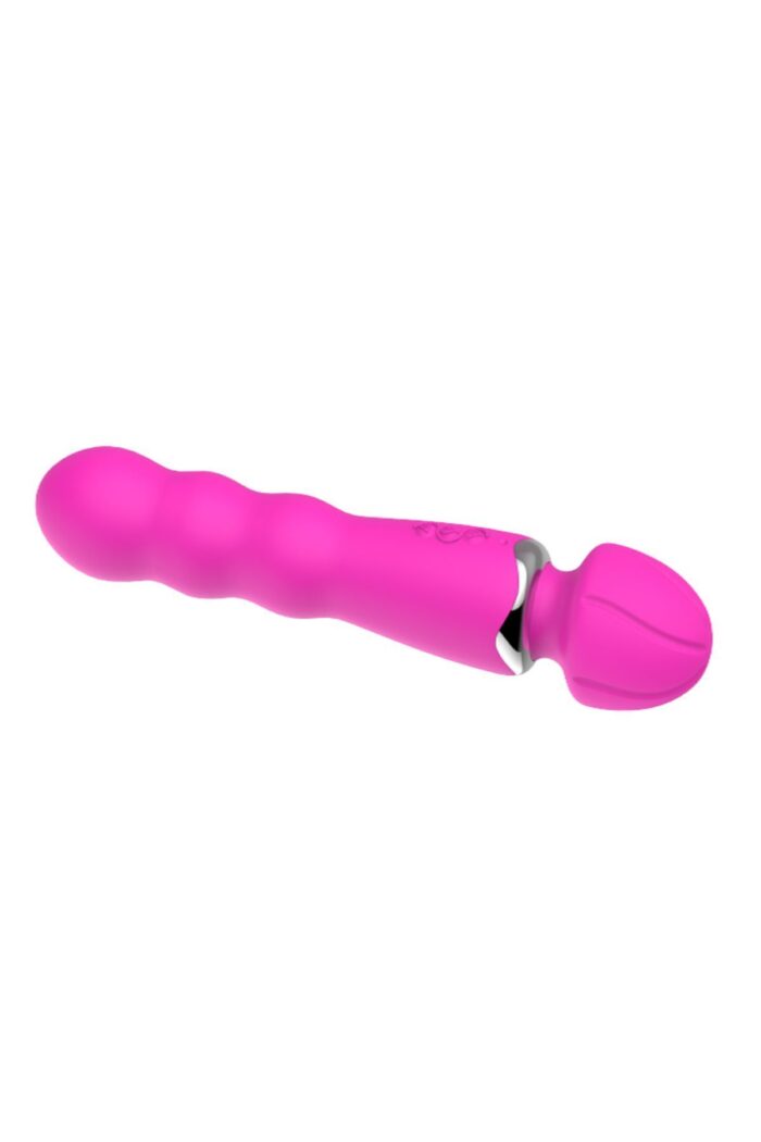 Titreşimli Vibratör-Klitoris Uyarıcı-36 Fonksiyon- Pembe Renk-Isıtıcılı-Çift Taraflı Kullanım-22 cm - Image 4