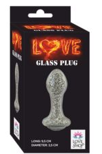 1.SINIF KALİTE CAM ANAL PLUG * 9,5 CM BOY 3,5 CM EN * PÜRÜZSÜZ BEYAZ RENKLİ *İÇİ SİMLİ ANALPLUG - Image 2
