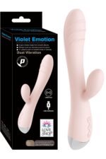 10 Modlu Özel Vibratör-G Noktası Uyarıcılı-Uzunluk 20 cm-Krem Renginde İkili Kullanım (Anal Vajinal)