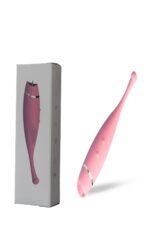 Hareketli Dilli Titreşimli Vibratör - USB Şarjlı - Pembe Anal Vajinal Kullanım
