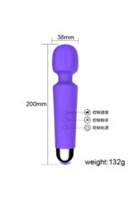 MOR Renkli G Noktası Titreşimli Vibratör - 20 Mod - USB Şarjlı - Özel Tasarım - Image 2