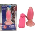 Titreşimli Vantuzlu Anal Plug - Pembe Renkte G Noktası Uyarıcı ve Titreşimli Tasarım