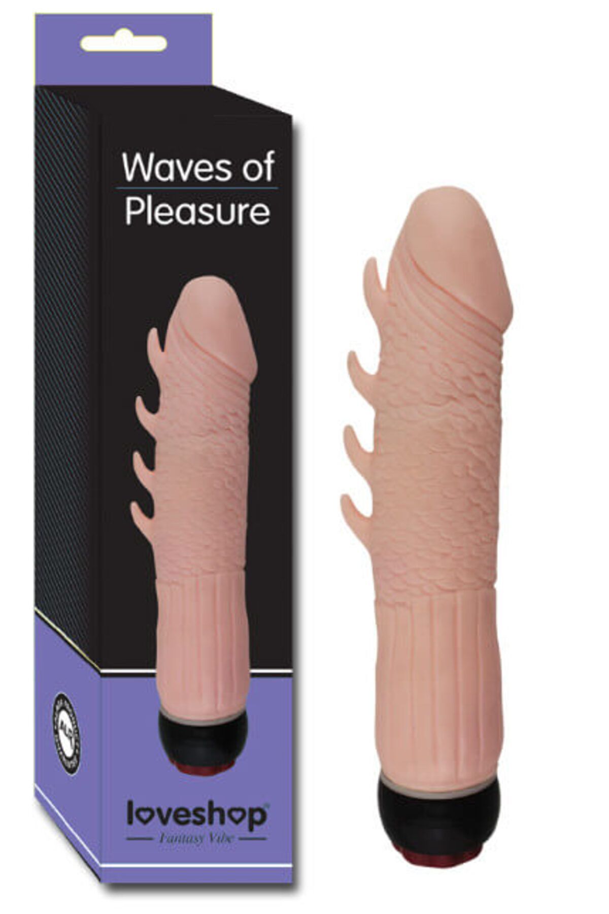 1_org_zoom Özel Tırtıklı ve Uyarıcılı Ten Rengi 16 cm Realistik Dildo - Görsel 1