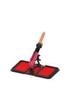 Özel Dekor Çantalı Haz Makinesi - 14 cm Yapay Penis, , Kırmızı - Image 3