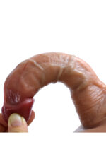 Ultra Gerçekçi Silikon Dildo - Çift Katmanlı, 17 cm, Esnek ve Vantuzlu - Görsel 7