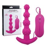 G Noktası Uyarıcılı Pembe Anal Plug - Kumandalı Titreşimli Anal Keyfi