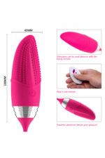 Pembe Yüksek Frekanslı Vibratör - 12 Farklı Mod - Sessiz ve Ergonomik Tasarım - FDA Onaylı Silikon - Image 4