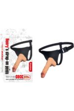 Henry 19 cm Strap-On Penis -Belden Bağlama Ürün-Vantuzlu, , Cilt Dostu, , TPE Kalite