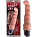 Angry Gerçekçi Penis - 20 cm, Kıvrımlı Tasarım, Titreşimli Özellik Uyarıcılı