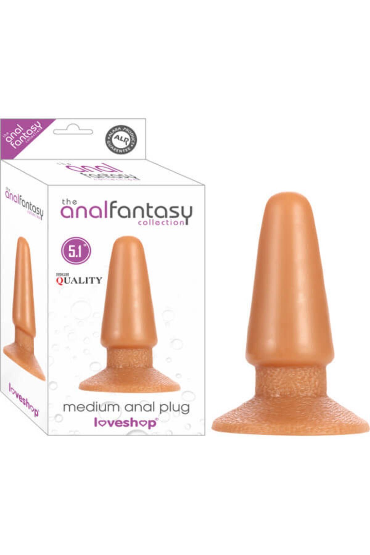 1_org_zoom Boğumlu Anal Plug - Açık Ten Renginde G Noktası Uyarıcı ile Kaliteli Anal Deneyim - Image 1