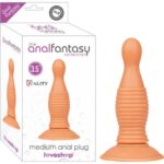 Boğumlu Anal Plug - Açık Ten Renginde G Noktası Uyarıcılı Anal Keyif