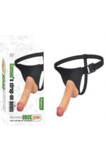 Samuel Belden Bağlamalı Penis 23 cm, 4 cm çap, ten rengi, vantuzlu, TPE. Gizli paket.