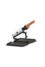 Özel Dekor Çantalı Sex Makinesi - 16 cm Yapay Penis, 190 Sürtünme, Beyaz - Görsel 3